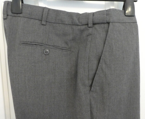Mens dark grey smart trousers - dark,
