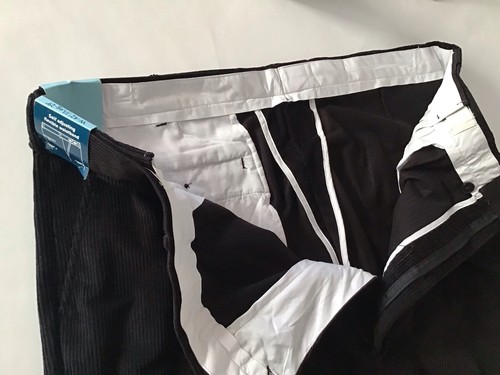 Chums mens black corduroys w42 - chums,