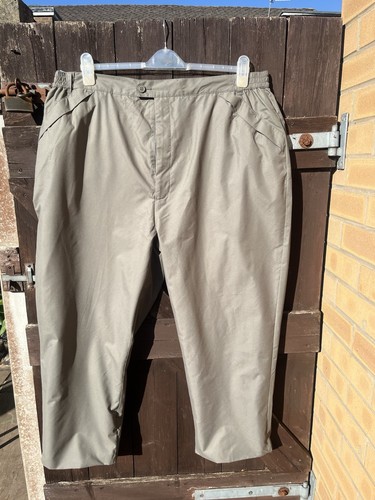 Men stone cotton trousers - stone,