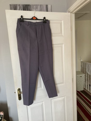 Mens grey trousers w36 - trousers,