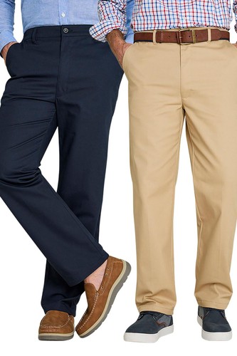 Cotton chino trousers - chino, stain